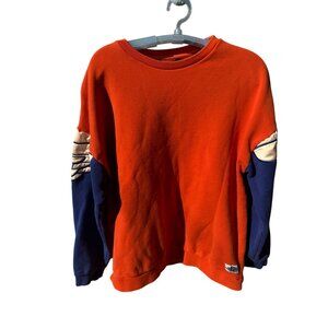 Nike Jordan Satin Wings Sweatshirt Crewneck Shirt Blue Youth  XL/16